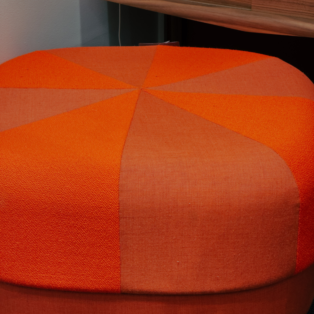 SAVE 50% Ex-Display Circus Pouf Duo Large Orange